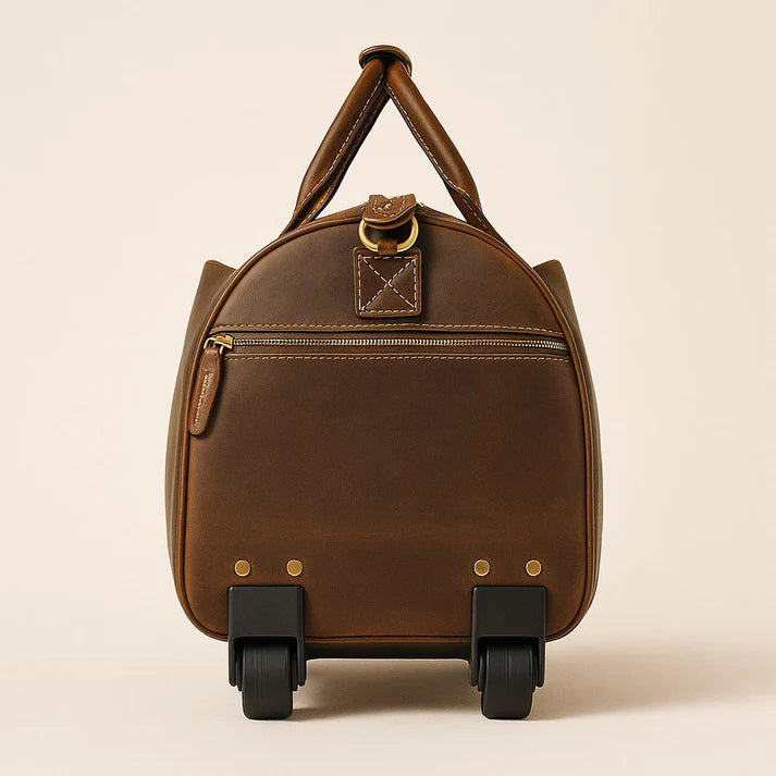 Sac pliable de voyage en cuir à Roulette – The Winnie Mae™