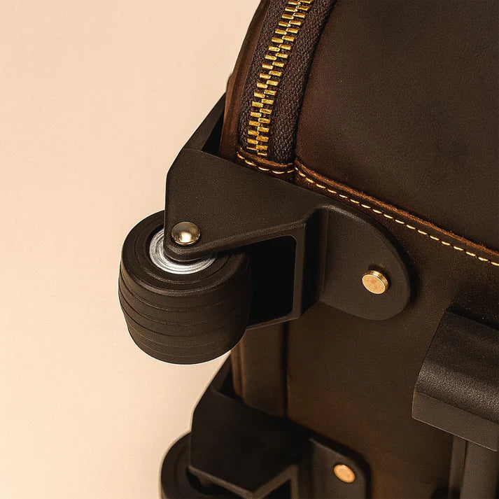Sac pliable de voyage en cuir à Roulette – The Winnie Mae™