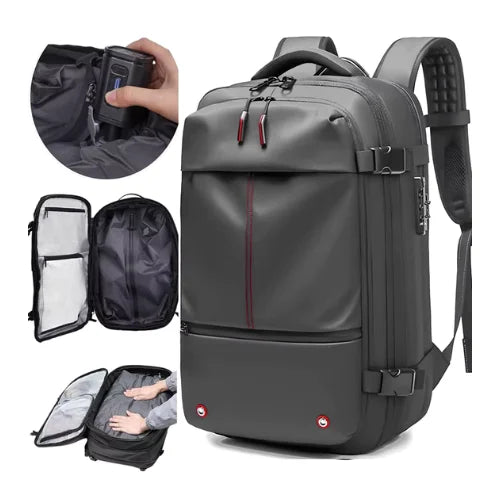Sac a dos compression sous vide cabine week end