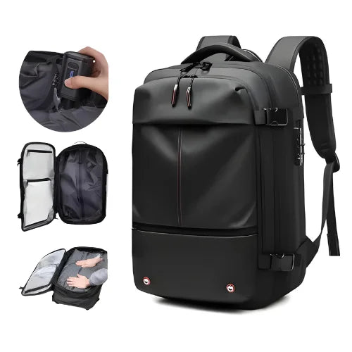 Sac a dos compression sous vide cabine week end