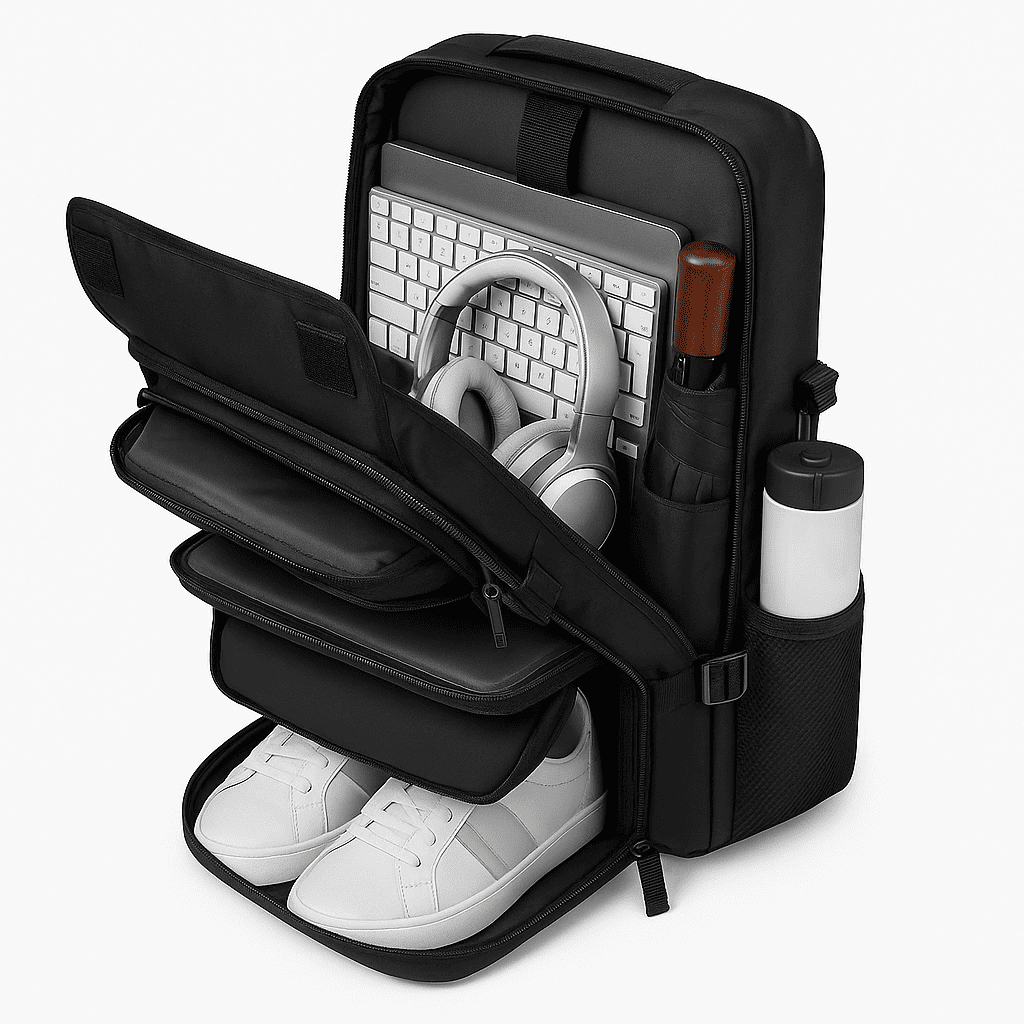 Sac à dos 35L Format EasyJet Noir Grande capacité.