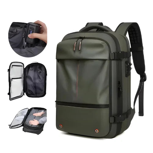 Sac a dos compression sous vide cabine week end