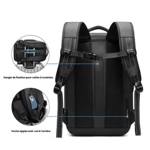 Sac a dos compression sous vide cabine week end