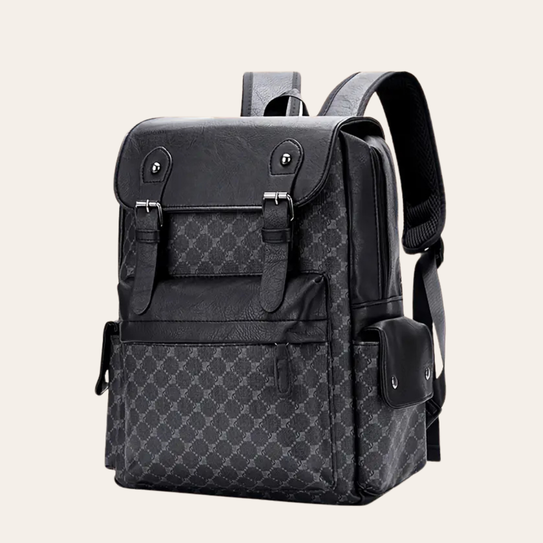Sac à dos de voyage cabine week-end en cuir homme.