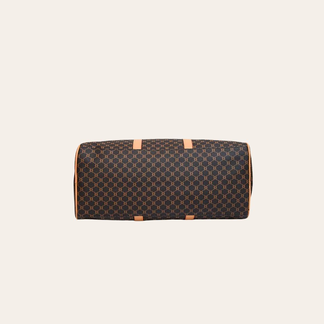 Sac de voyage femme cabine week end en cuir.
