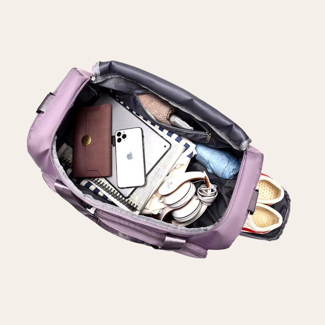 Bandouliere sac a main de voyage femme.