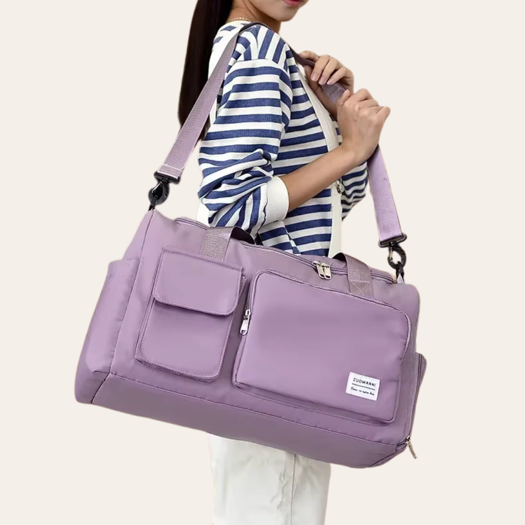 Bandouliere sac a main de voyage femme.