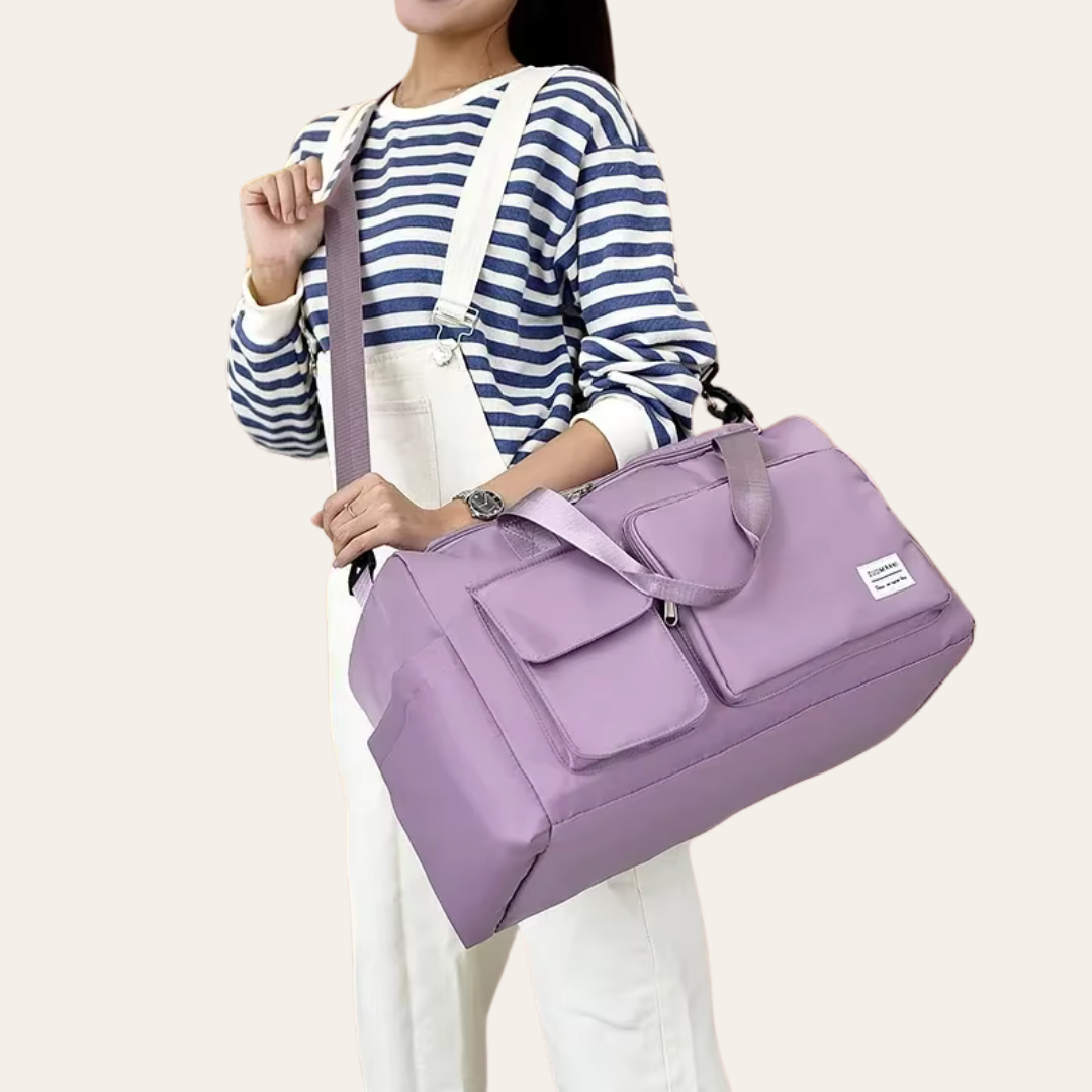 Bandouliere sac a main de voyage femme.