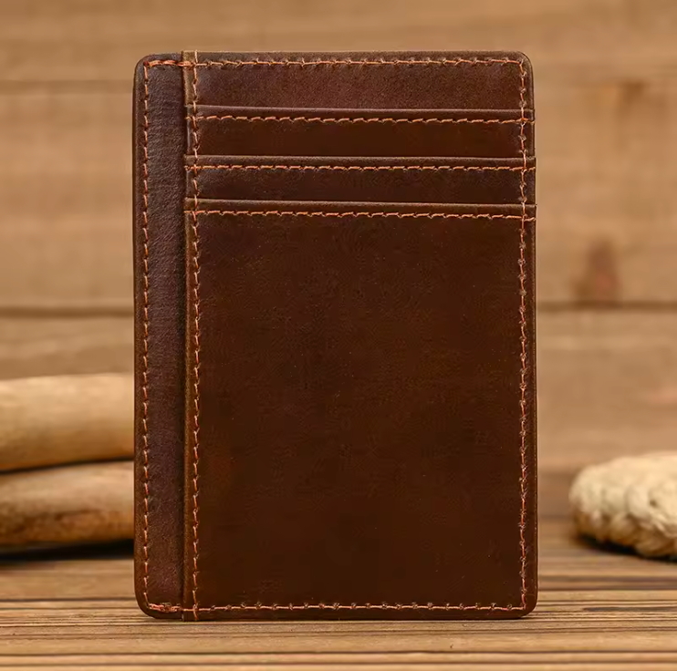 Leather card holder