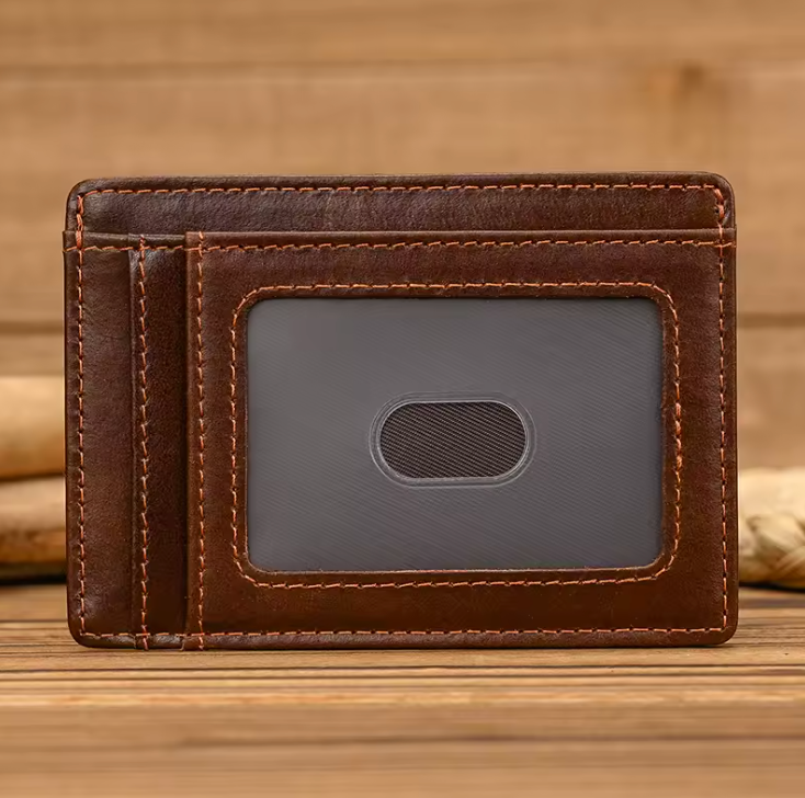 Leather card holder