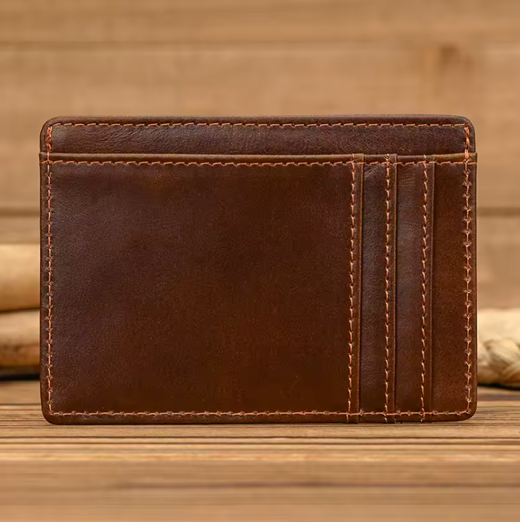 Leather card holder