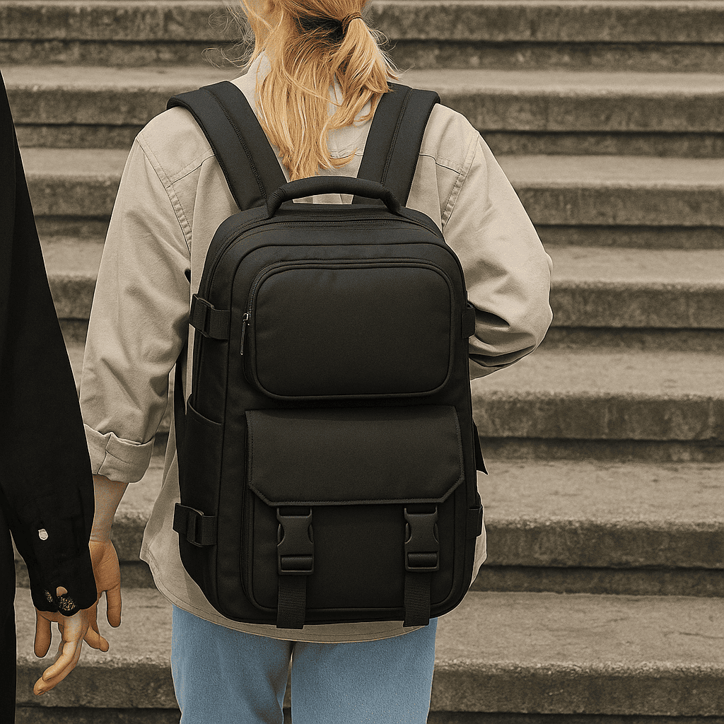 Sac a dos noir cabine casual – Format Ryanair, low cost