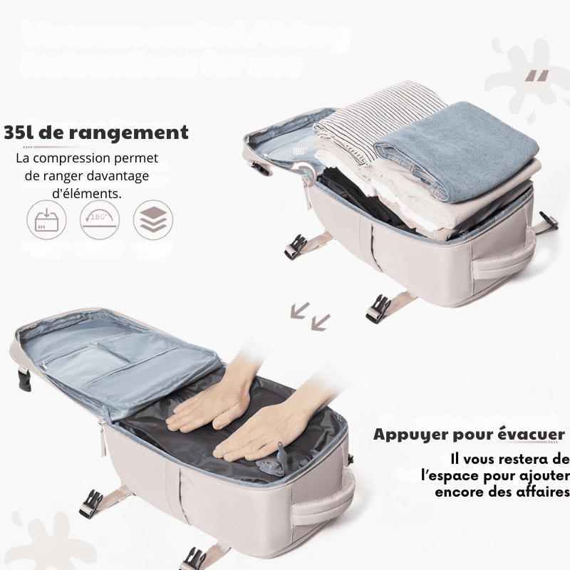 Sac a dos compressible 35L format Ryanair