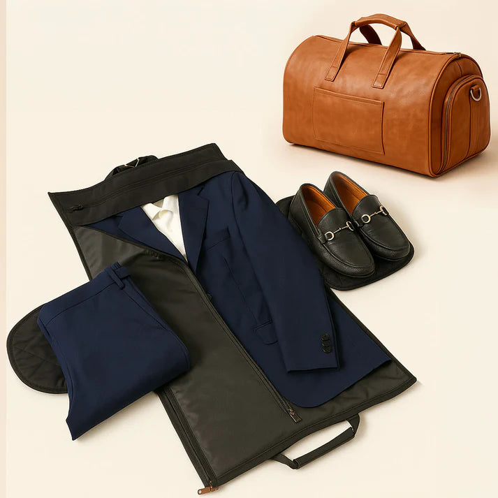 Sac de voyage pliable en cuir – Stampe SV.4™