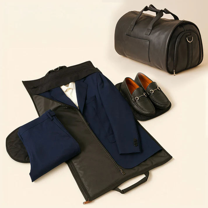 Sac de voyage pliable en cuir – Stampe SV.4™
