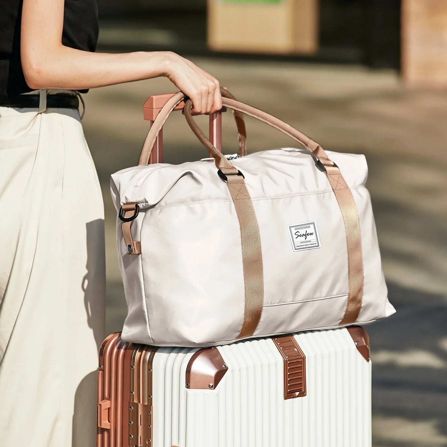 Sac a main a bandoulière cabine léger pour femme