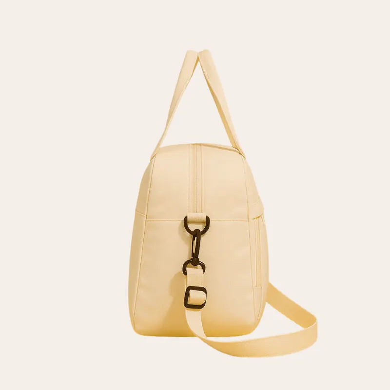 Sac a main beige cabine Format EasyJet extensible pour femme