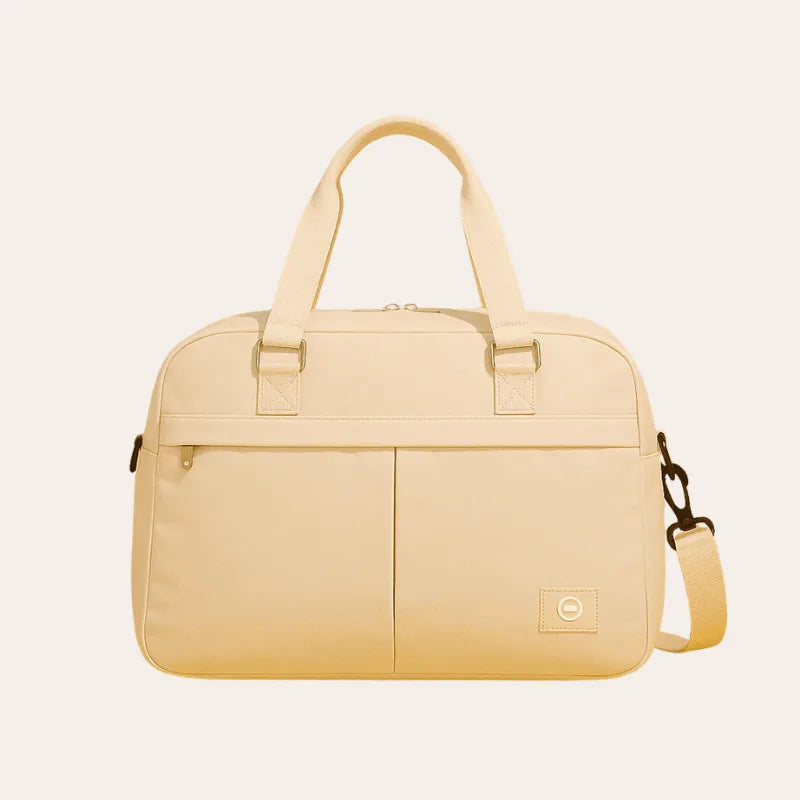 Sac a main beige cabine Format EasyJet extensible pour femme