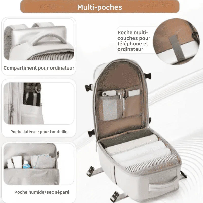 Sac a dos compressible 35L format Ryanair