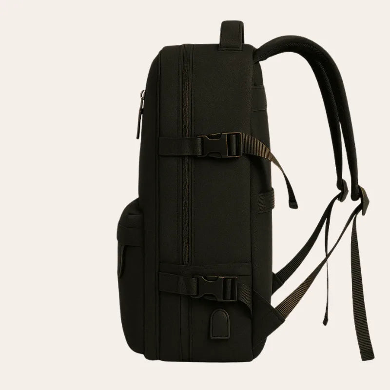 Sac à dos noir cabine 36L Format EasyJet extensible et imperméable