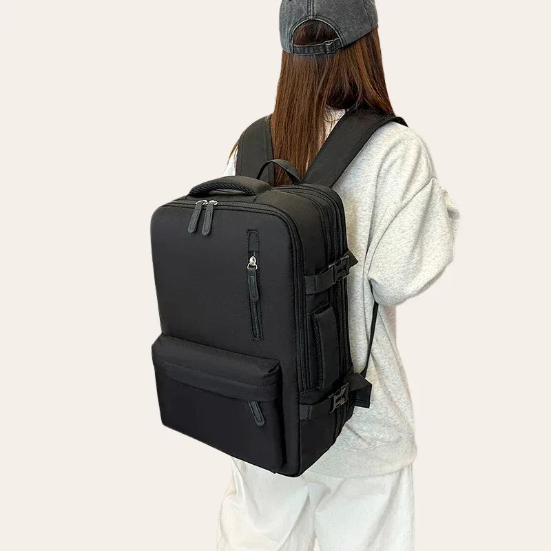 Sac à dos noir cabine 36L Format EasyJet extensible et imperméable