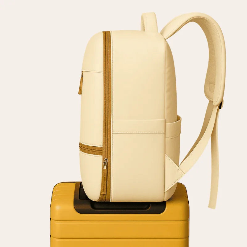 Sac a dos urbain beige pour femme – Format Ryanair