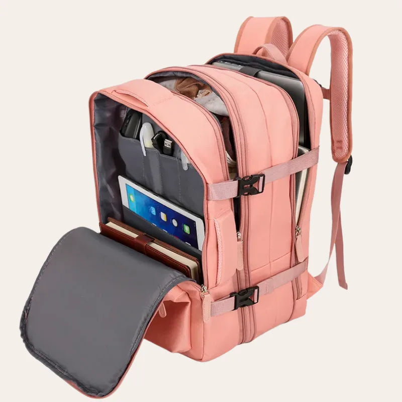 Sac a dos 35l cabine Format EasyJet extensible pour femme