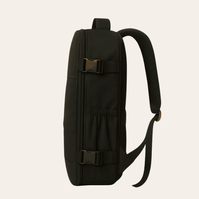 Sac a dos de voyage femme noir - compartiment chaussures