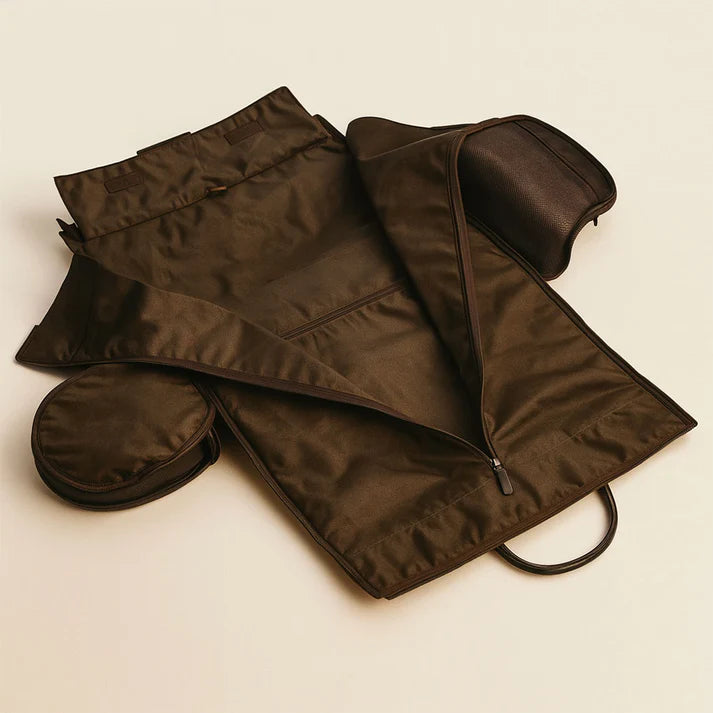 Sac pliable de voyage en cuir à Roulette – The Winnie Mae™