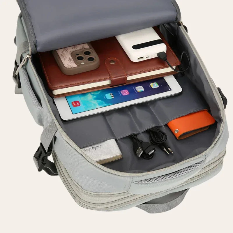 sac à dos gris pour vol EasyJet