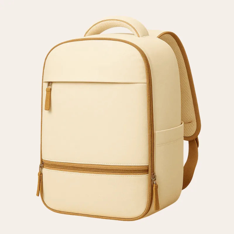 Sac a dos urbain beige pour femme – Format Ryanair