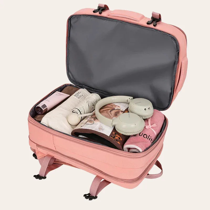 Sac a dos 35l cabine Format EasyJet extensible pour femme