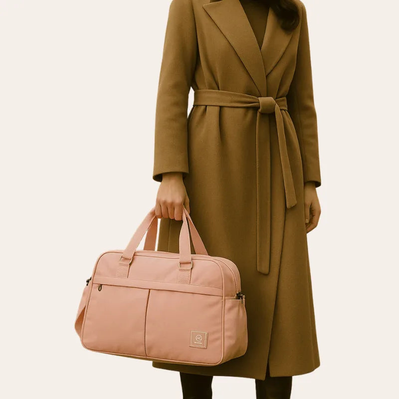 Sac a main rose cabine Format EasyJet extensible pour femme