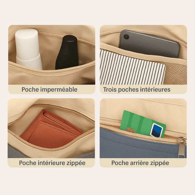 Sac a main a bandoulière cabine léger pour femme
