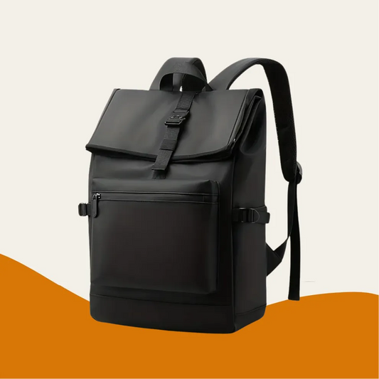 Grand sac à dos de voyage cabine week-end en cuir. Sacvoyageur