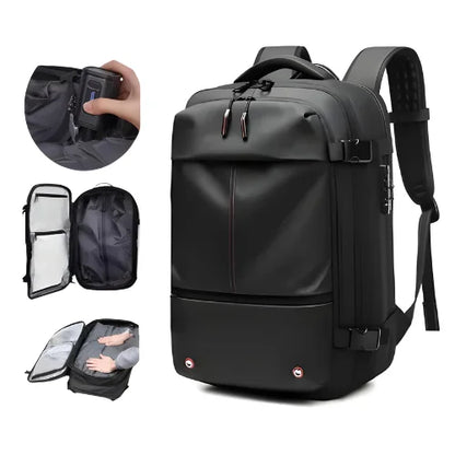 Sac a dos compression sous vide cabine week end