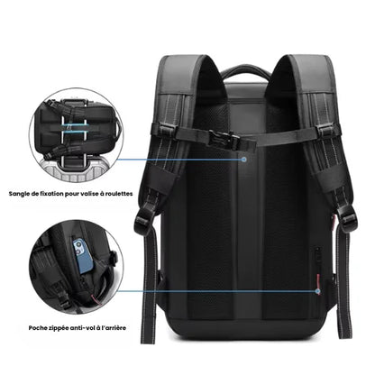 Sac a dos compression sous vide cabine week end