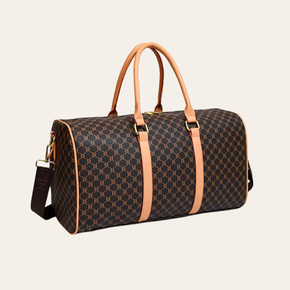 Sac de voyage femme cabine week end en cuir.