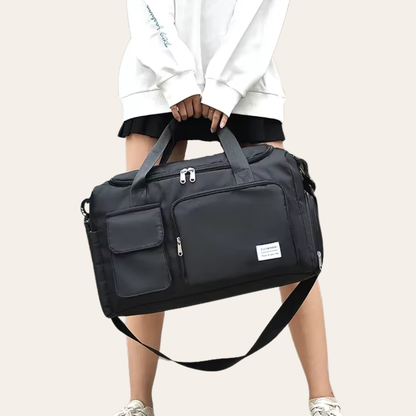 Bandouliere sac a main de voyage femme.