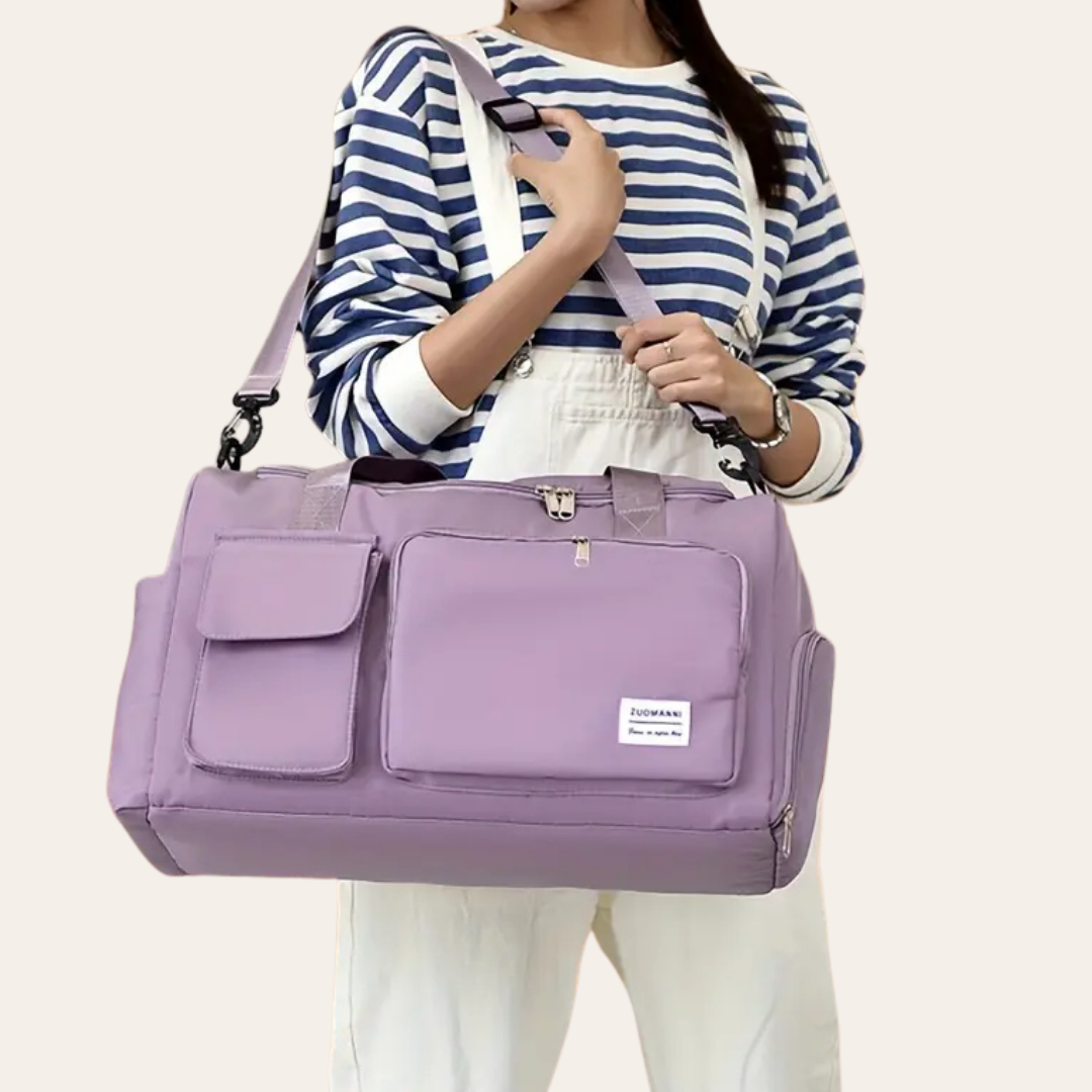 Bandouliere sac a main de voyage femme.