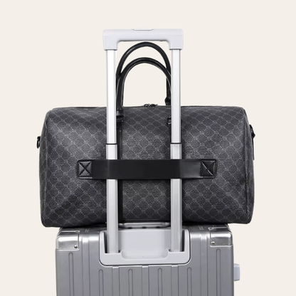 Sac de voyage souple cabine week-end en cuir.