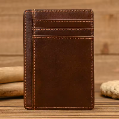 Leather card holder