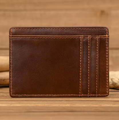 Leather card holder