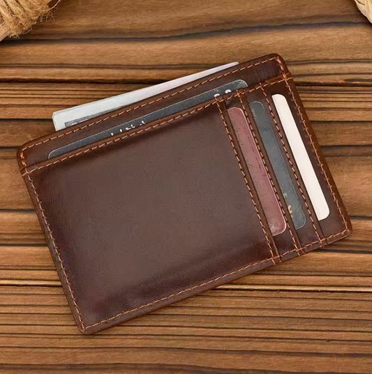 Porte-cartes en cuir