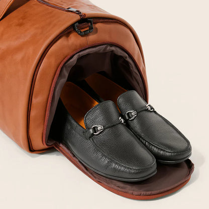 Sac de voyage pliable en cuir – Stampe SV.4™