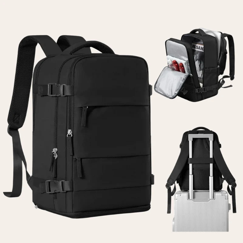 Sac A Dos Noir Cabine Imperméable – Format Ryanair