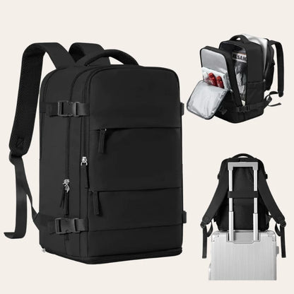 Sac A Dos Noir Cabine Imperméable – Format Ryanair