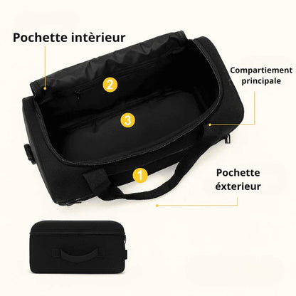 Sac de voyage leger et organisé pour homme – Format Ryanair