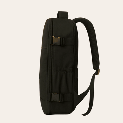 Sac a dos de voyage femme noir - compartiment chaussures