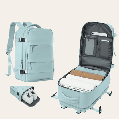Sac à dos cabine avion 40x20x25 étanche pour femme